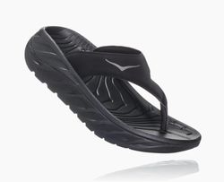 HOKA mujer ORA RECOVERY FLIP BLACK / DARK GULL GRAY