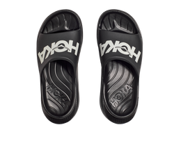 Hoka ORA ATLETHIC  SLIDE Unisex Black / White