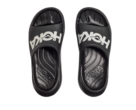 Hoka ORA ATLETHIC  SLIDE Unisex Black / White