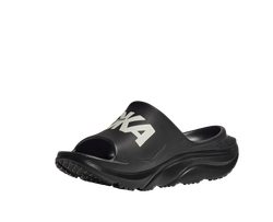Hoka ORA ATLETHIC  SLIDE Unisex Black / White