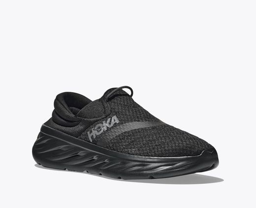 Hoka ORA RECOVERY SHOE 2  Hombre BLACK/BLACK