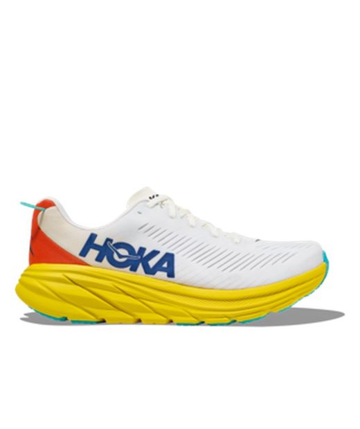 Hoka Rincon 3 Hombre - White/Eggnog