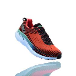HOKA ROAD CLIFTON 5 HOMBRE COLOR NASTURTIUM PHANTOM