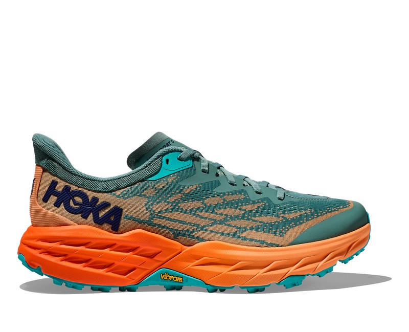 Hoka SPEEDGOAT 5 Hombre TRELLIS/ORANGE — Tri For Fun