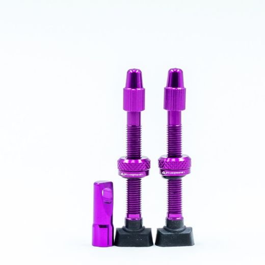 JRC 44mm Aluminium Tubeless Valve Kit Purple