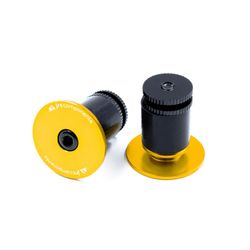 JRC Alloy Handlebar End Plugs |  Gold