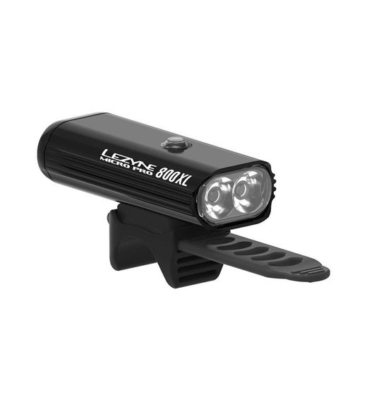 Luz delantera Micro Drive 800 lumens color negro