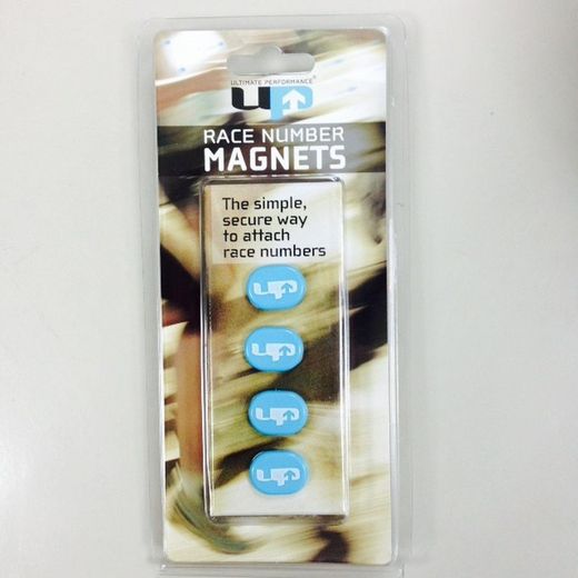 MAGNETIC RACE NUMBER HOLDERS / IMANES PORTA-DORSAL AZULES