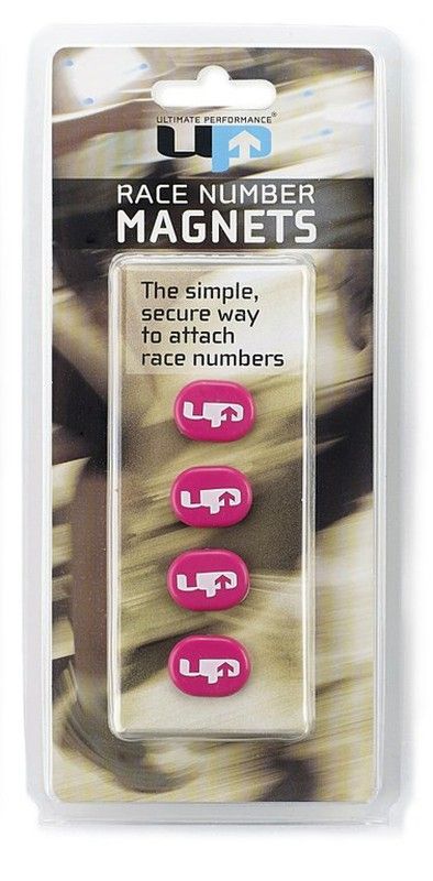 MAGNETIC RACE NUMBER HOLDERS PINK / IMANES PORTA-DORSAL ROSA