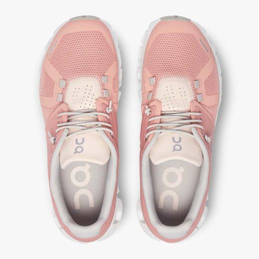 On Running Cloud 5 Waterproof Mujer - Rose