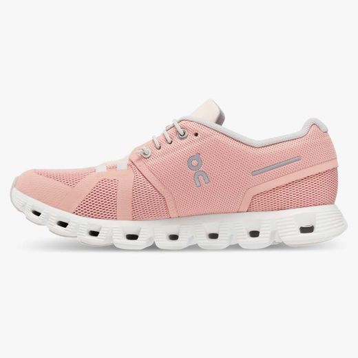 On Running Cloud 5 Waterproof Mujer - Rose