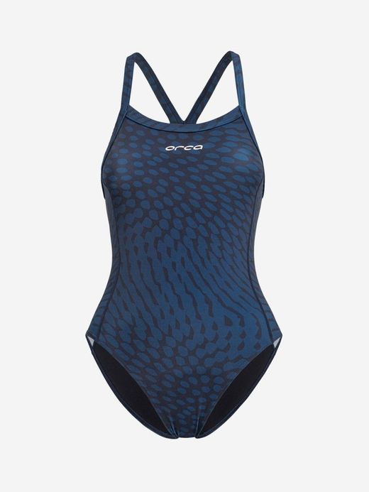Orca Bañador entero Core para mujer Color Azul Print