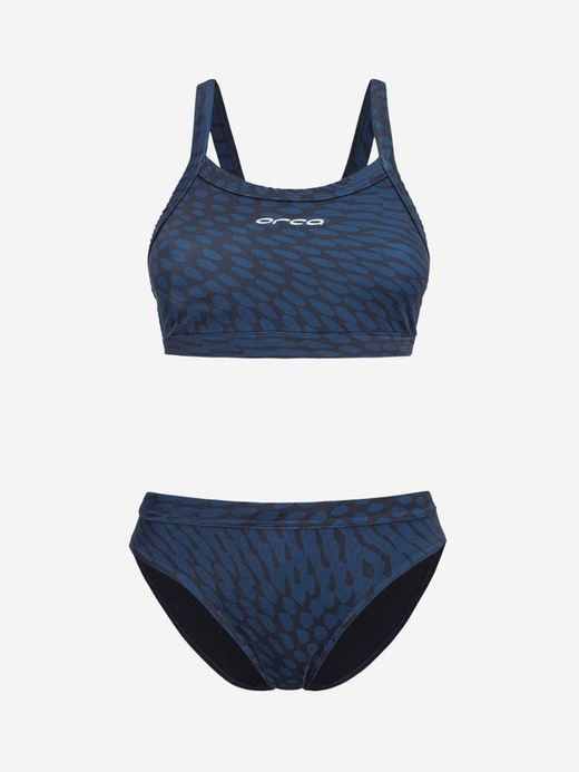 Orca Bikini Core para mujer Color Azul Print