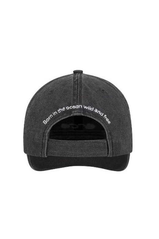Orca Gorra de lona Color Negro