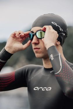Orca Neopreno Athlex Float V2 para hombre Color Negro Rojo