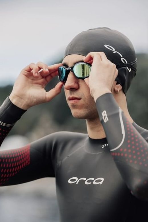 Orca Neopreno Athlex Float V2 para hombre Color Negro Rojo
