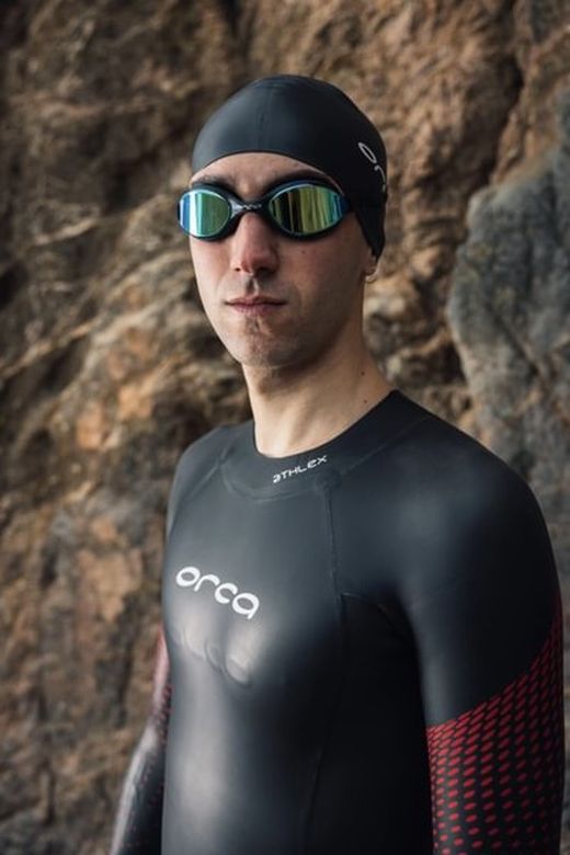 Orca Neopreno Athlex Float V2 para hombre Color Negro Rojo