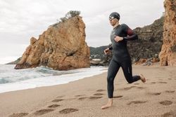 Orca Neopreno Athlex Float V2 para hombre Color Negro Rojo