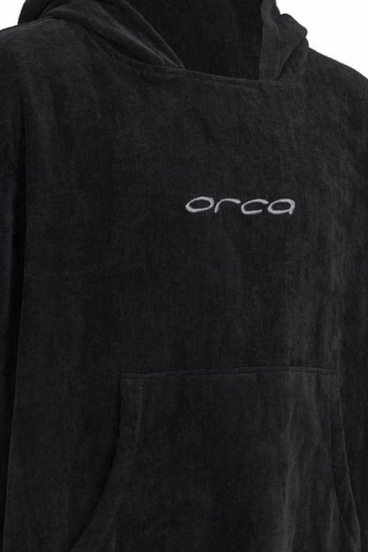 Orca Poncho de algodón Color Negro