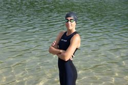 Orca Swimskin Apex para mujer Color Negro Azul