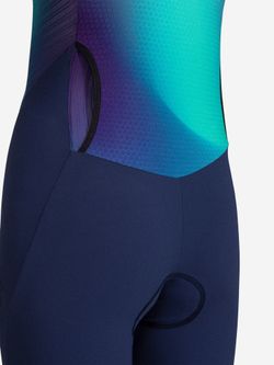 Orca Tritraje Mujer Athlex Aero Race Suit V2 Blue Print