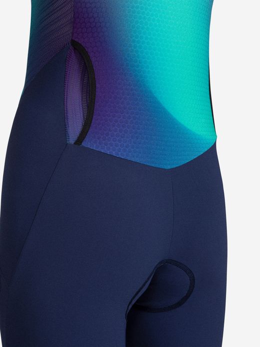 Orca Tritraje Mujer Athlex Aero Race Suit V2 Blue Print