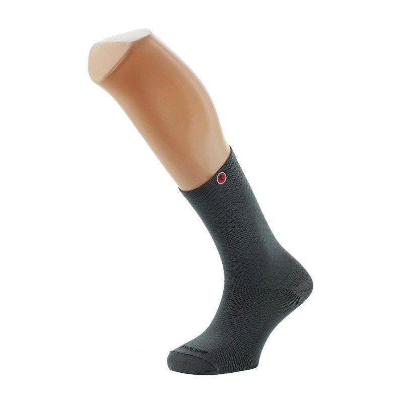 Pimiento Negro Calcetín ciclismo color PLOMO LXL