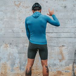 Pimiento Negro Sudadera con capucha color ÍNDIGO