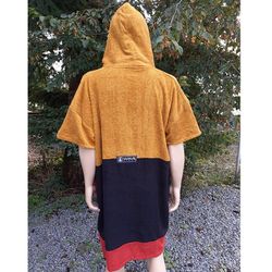 Poncho con cremallera Wave Hawaii Bamboo Zip Dusty, M