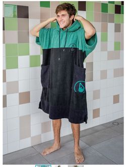 Poncho de algodón Wave Hawaii Move, L