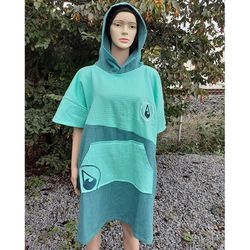 Poncho de algodón Wave Hawaii Traveller Breese, S-M