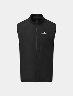 RONHILL Chaleco de running negro. Men's Core Gillet Black