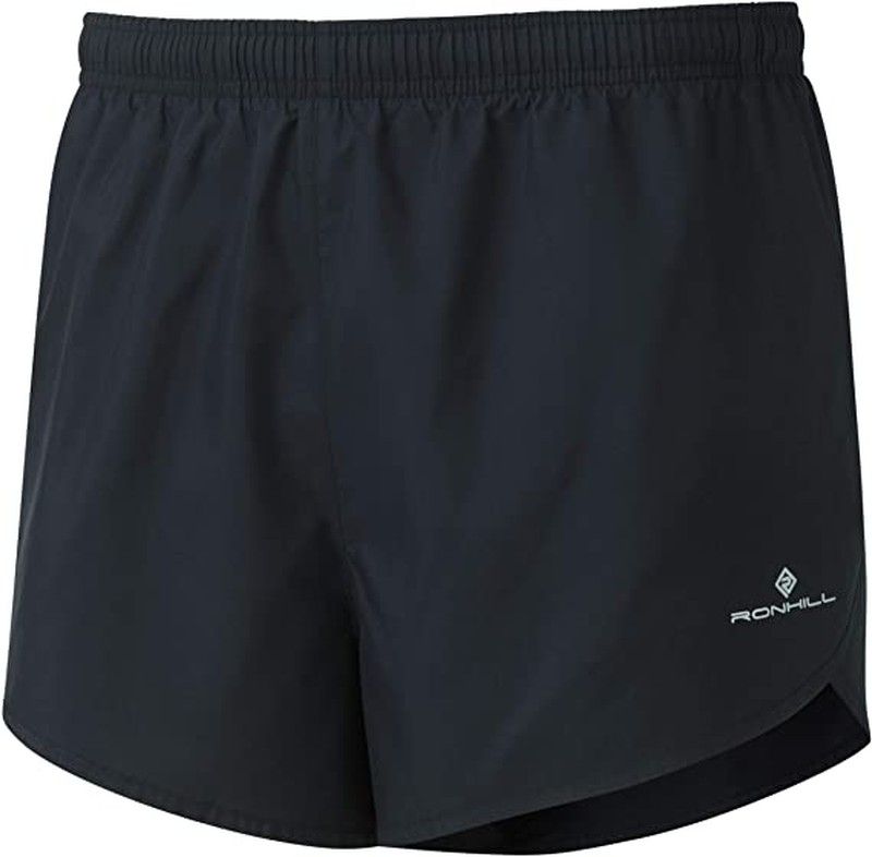 RONHILL Men's Core Split Short All Black