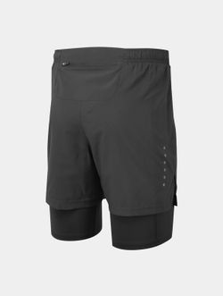 RONHILL Men's Core Twin Short All Black