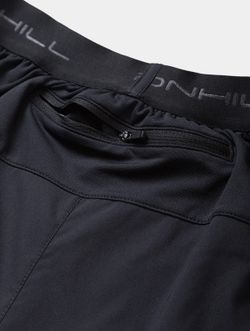 RONHILL Men's Tech Twin 5" Short All Black