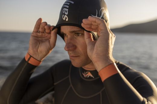 sailfish Neoprene Cap adjustable naranja