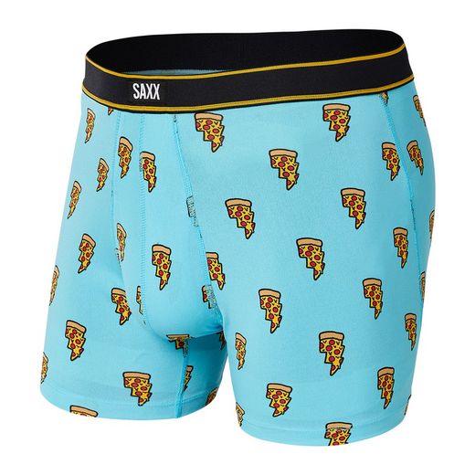 SAXX DAYTRIPPER BOXER BRIEF FLY BLUE PIZZA BOLT