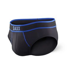 SAXX KINETIC BRIEF BLACK COBALT
