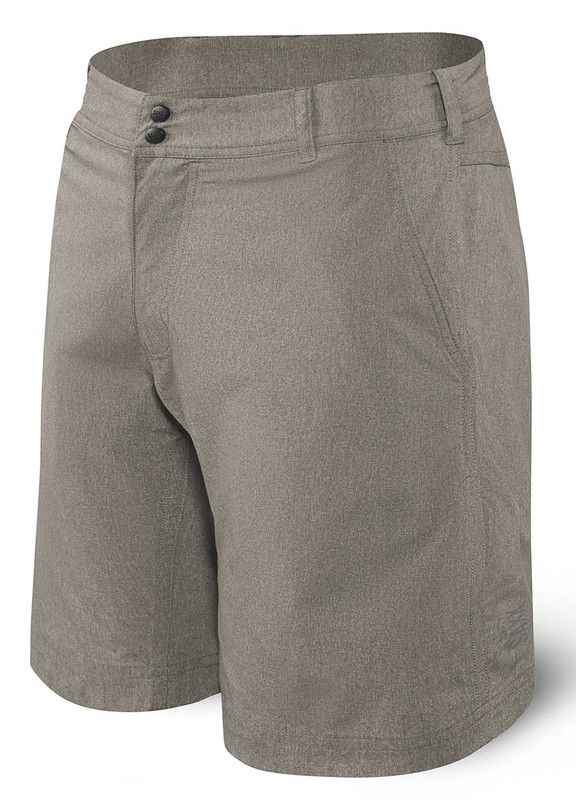 SAXX NEW FRONTIER 2N1 SHORT CLAY HEATHER