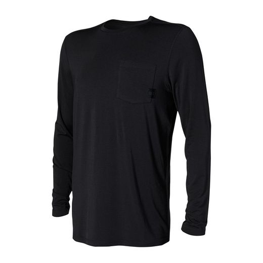 SAXX SLEEPWALKER LS POCKET TEE BLACK
