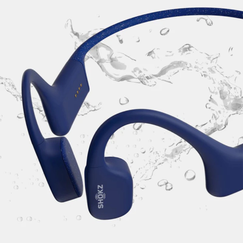 SHOKZ OpenSwim Blue MP3 Acuático de Transmisión Ósea — Tri For Fun