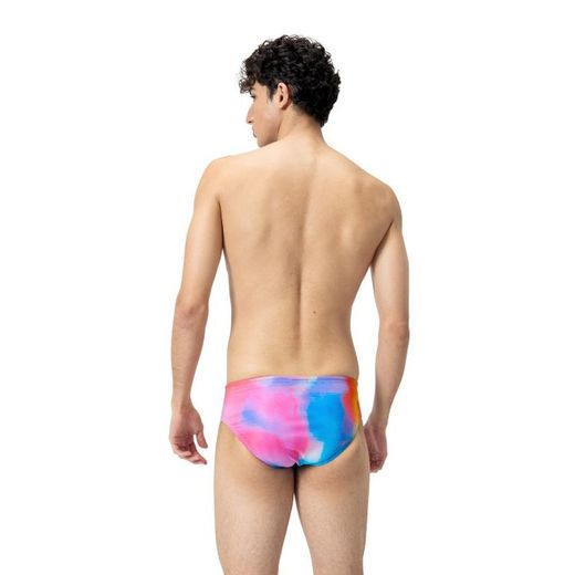 Speedo 8cm Allover Brief Kiki Pink/Lemon Drizzle/Picton Blue