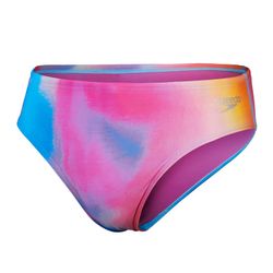 Speedo 8cm Allover Brief Kiki Pink/Lemon Drizzle/Picton Blue