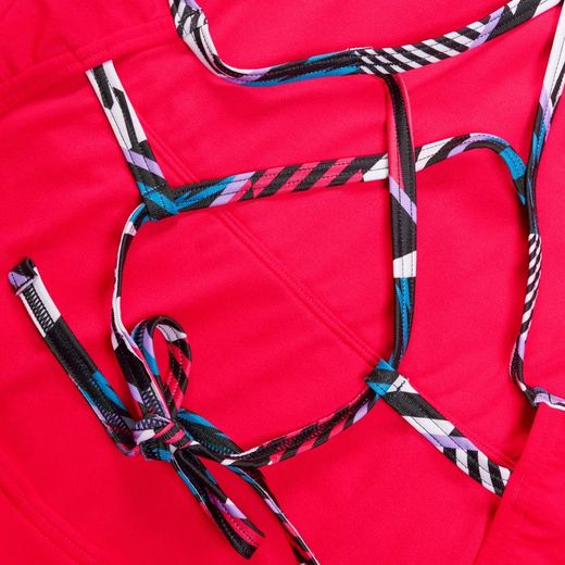SPEEDO Solid Lattice Tie-Back Rojo