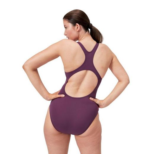 Speedo Womens Digital Printed Medalist Plum Dandy/Siren Red/Nectarine/Picton