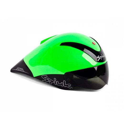 SPIUK CASCO AIZEA AERODINAMICO TRIATLON. VERDE