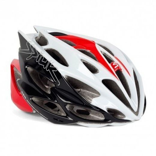 SPIUK CASCO NEXION NEGRO BLANCO ROJO