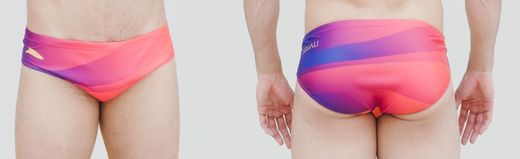 Squali Bañador Slip Degradado ROJO