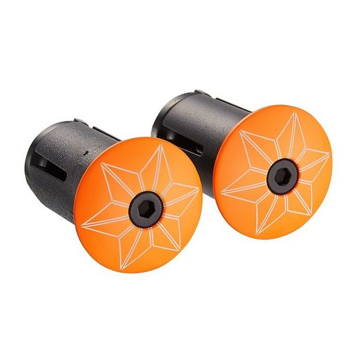TAPONES MANILLAR SUPACAZ POWDER COATED NARANJAS