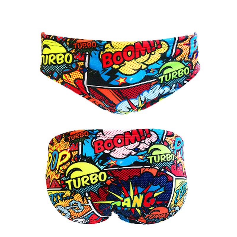 TURBO bañador natacion hombre comic boomp Rojo — Tri For Fun